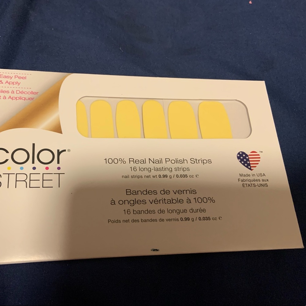Color Street Nail polish Strips Belgian Buttercup
